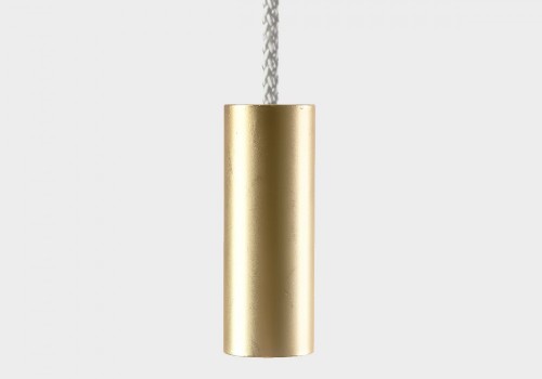 Cylinder Brushed Brass