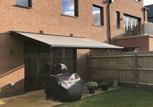 Plain Beige Awning