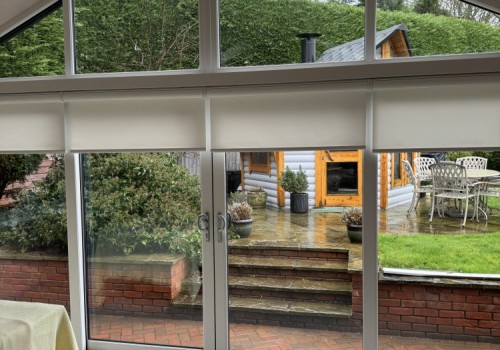 Roller Blinds fitted from transom